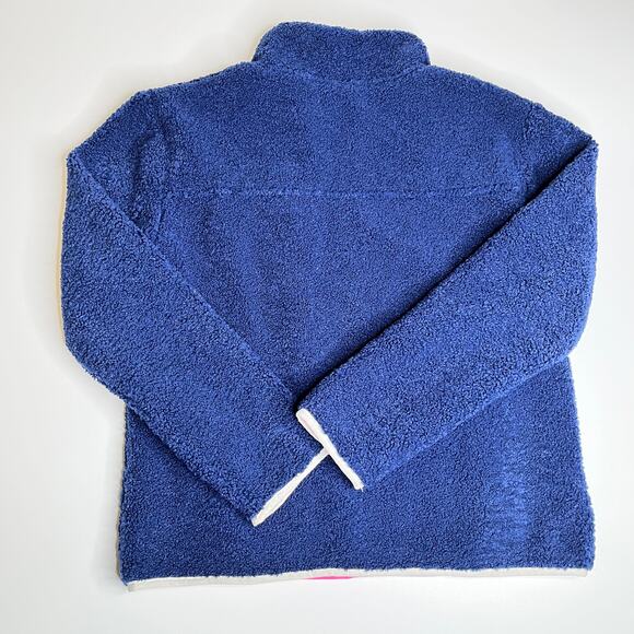 Soul by SoulCycle Jacket Blue Sherpa Full Zip S - Picture 2 of 6